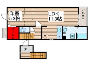 フリージアⅡの物件間取画像